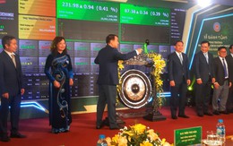 Sở GDCK Hà Nội đánh cồng khai trương giao dịch chứng khoán đầu năm 2024