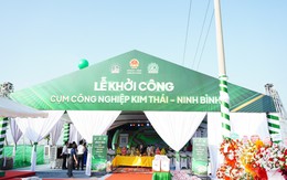 Ninh Bình: Khởi công cụm công nghiệp Kim Thái, tạo một hệ sinh thái công nghiệp xanh