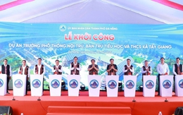Đà Nẵng: Khởi công Trường phổ thông nội trú, bán trú Tiểu học và Trung học cơ sở Tây Giang