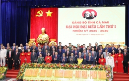 Danh sách Ban Chấp hành, Ban Thường vụ Tỉnh ủy Cà Mau nhiệm kỳ 2025-2030