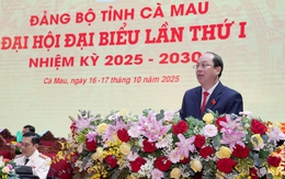 Bế mạc Đại hội đại biểu Đảng bộ tỉnh Cà Mau lần thứ I, nhiệm kỳ 2025 - 2030