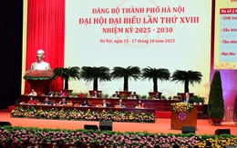 Bế mạc Đại hội đại biểu Đảng bộ thành phố Hà Nội khóa XVIII, nhiệm kỳ 2025-2030