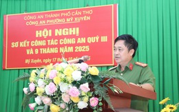 Cần Thơ: Công an xã Tài Văn và phường Mỹ Xuyên sơ kết công tác quý III và 9 tháng năm 2025