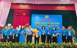 Bắc Ninh: Đại hội Công đoàn xã Tân Dĩnh lần thứ I, nhiệm kỳ 2025-2030