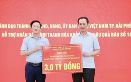 Hải Phòng chung tay cùng Thanh Hóa khắc phục hậu quả bão số 10