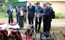 JICA bàn giao thiết bị nông nghiệp cho xã người Mông ở Nghệ An