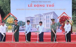 Thanh Hóa: Khởi công trụ sở làm việc Công an xã Hiền Kiệt