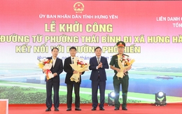 Hưng Yên: Khởi công tuyến đường từ phường Thái Bình đi xã Hưng Hà kết nối phường Phố Hiến