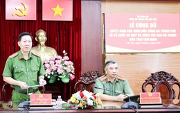 Công an TP Cần Thơ: Công bố Quyết định về tổ chức bộ máy và cán bộ thuộc các trại tạm giam