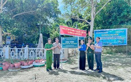 An Giang: Đồn Biên phòng Tiên Hải tuyên truyền trồng cây xanh, bảo vệ rừng, bảo vệ môi trường biển đảo