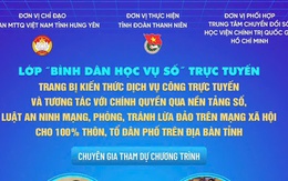 Hưng Yên: Tổ chức hơn 1.000 điểm cầu trực tuyến “Bình dân học vụ số” cho người dân