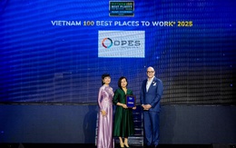 OPES lọt top 5 nơi làm việc tốt nhất Việt Nam 2025 ngành bảo hiểm do Anphabe công bố