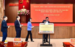 Cán bộ và nhân dân Thủ đô ủng hộ đồng bào miền Trung, Tây Nguyên khắc phục hậu quả mưa lũ