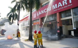 Phường Sơn Tây diễn tập phương án phòng cháy chữa cháy tại chợ Nghệ