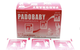 Thu hồi lô thuốc hạ sốt dành cho trẻ em Padobaby do không đạt chất lượng