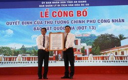 An Giang: Công bố 2 bảo vật Quốc gia thuộc Văn hoá Óc Eo