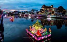 Trình diễn thả Đèn Nước và ghe Cà Hâu năm 2025