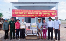 TP Cần Thơ: Bàn giao 3 mái ấm chia sẻ yêu thương tại xã Lai Hòa