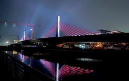 Dự án cầu dây văng đường sắt đầu tiên ở Thanh Hóa sắp thông xe