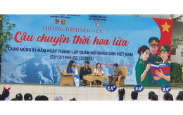 Giao lưu “Câu chuyện thời hoa lửa” chào mừng Ngày thành lập Quân đội Nhân dân Việt Nam