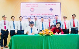 Trường Chính trị TP Cần Thơ và Đại học Cần Thơ ký kết hợp tác chiến lược