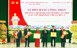 Trường Chính trị TP Cần Thơ (sau sáp nhập) đạt chuẩn mức 1