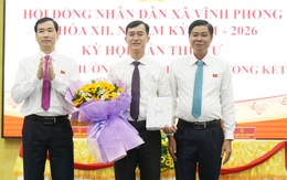 Ông Châu Ngọc Cẩn được bầu giữ chức Phó Chủ tịch UBND xã Vĩnh Phong