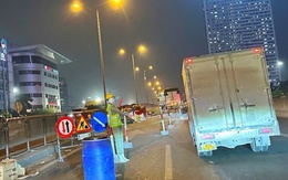 Hà Nội: Cấm toàn bộ phương tiện đi đường trên cao Vành đai 3 hướng Big C - Mai Dịch