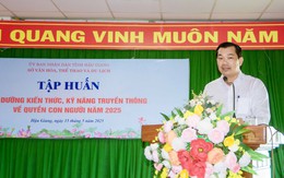Hậu Giang: Bồi dưỡng kiến thức, kỹ năng truyền thông về quyền con người năm 2025