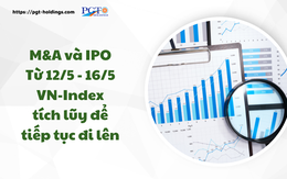 M&A và IPO (Từ 12/5 - 16/5): VN-Index tích lũy để tiếp tục đi lên