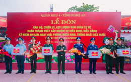 Nghệ An: Quân khu 4 đón các lực lượng hoàn thành nhiệm vụ diễu binh, diễu hành