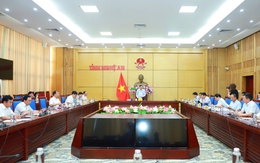 Nghệ An: Đảng ủy UBND tỉnh thảo luận các dự án đầu tư và hoàn thiện quy chế tổ chức