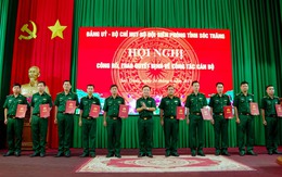 BĐBP tỉnh Sóc Trăng trao quyết định về công tác cán bộ