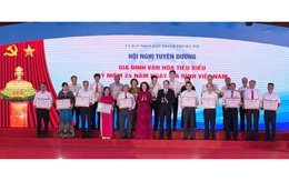 Hà Nội: Tuyên dương Gia đình văn hóa Thủ đô tiêu biểu năm 2025