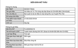 An Giang: 3 nhà thầu cạnh tranh gói thầu xây dựng tuyến tránh đường tỉnh 951 ở huyện Phú Tân