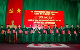 BĐBP TP. Cần Thơ trao quyết định điều động, bổ nhiệm 91 cán bộ sĩ quan, QNCN
