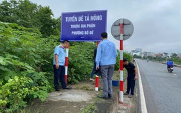 Hà Nội: Khẩn trương cắm biển ranh giới đê điều tại các xã, phường mới
