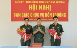 An Giang: Bàn giao chức vụ Đồn trưởng Đồn Biên phòng Vĩnh Gia