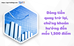 Dòng tiền quay trở lại, chứng khoán hướng đến mốc 1,500 điểm