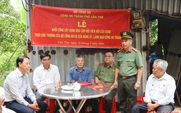 Công an TP Cần Thơ khởi công xây nhà ở cho hội viên Hội cựu CAND thành phố