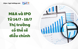 M&A và IPO (Từ 14/7 - 18/7): Thị trường có thể sẽ điều chỉnh