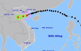 Tin bão khẩn cấp (Cơn bão số 3) ngày 22/7/2025