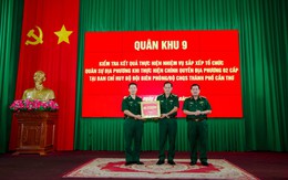 Bộ Tư lệnh Quân khu 9 kiểm tra tại Ban chỉ huy BĐBP TP Cần Thơ
