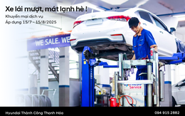 Hyundai Thành Công Thanh Hóa khuyến mại dịch vụ “Xe lái mượt, mát lạnh hè!!!”
