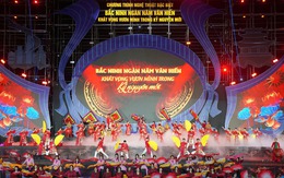 Màn nghệ thuật ấn tượng chào mừng thành lập tỉnh Bắc Ninh mới