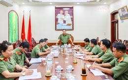Lãnh đạo Công an TP Cần Thơ làm việc với Công an các đơn vị sau sáp nhập