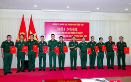 Đảng ủy Quân sự TP Cần Thơ: Công bố các quyết định về công tác cán bộ nhiệm kỳ 2025-2030