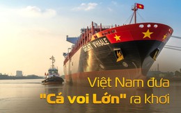 Siêu tàu "Made by Vietnam" trọng tải 7.990 tấn vừa hạ thủy thành công: Ngành đóng tàu Việt vươn xa