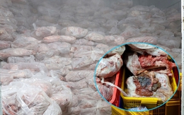 Cận cảnh kho đông lạnh chứa đầy thịt trâu bốc mùi hôi thối: Số lượng đầu vào lên tới vài nghìn tấn, đã sản xuất 400 tấn thịt trâu gác bếp trong 5 năm