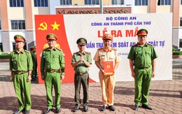 Công an TP Cần Thơ ra mắt Tổ tuần tra, kiểm soát an ninh trật tự